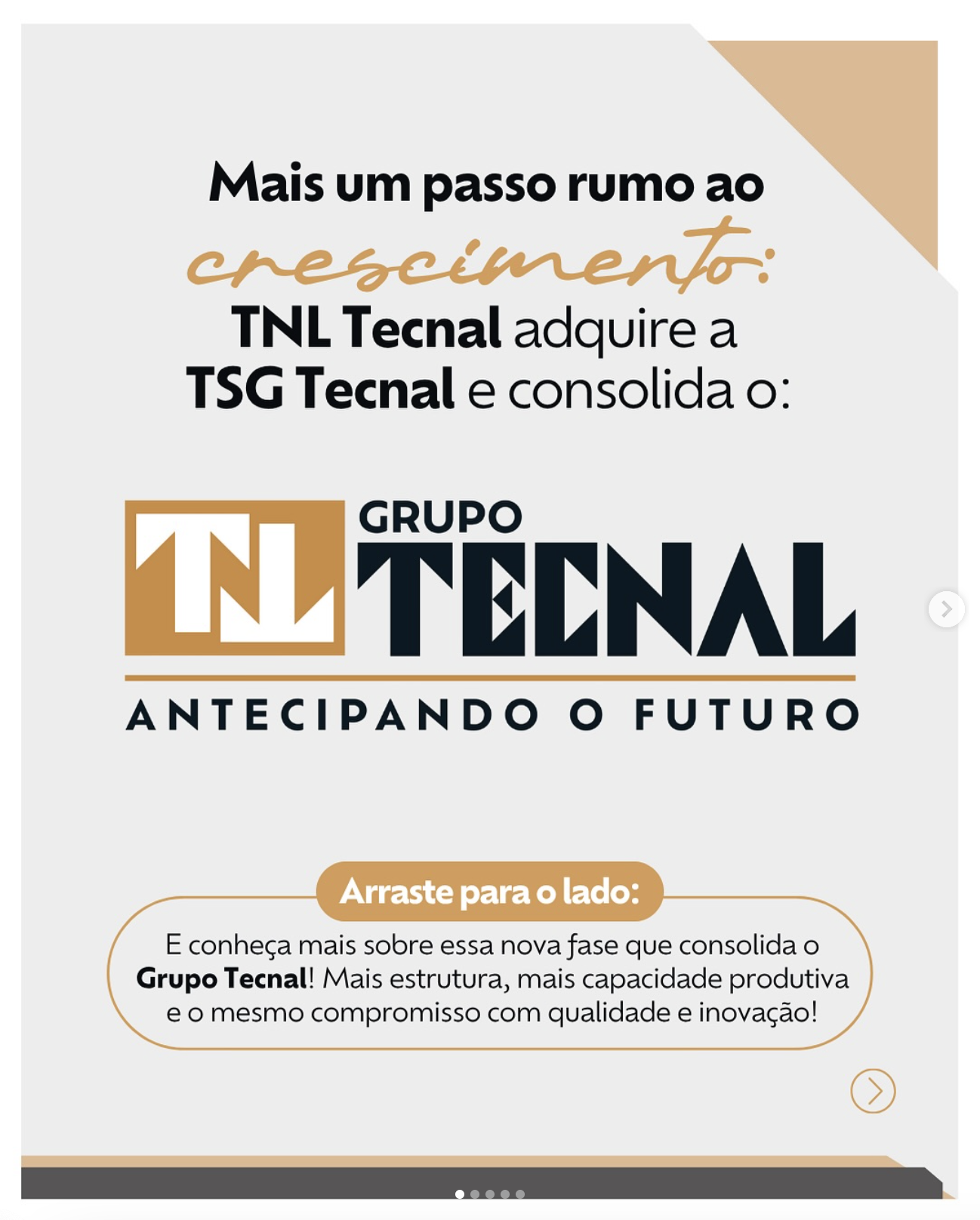 Agora somos Grupo Tecnal